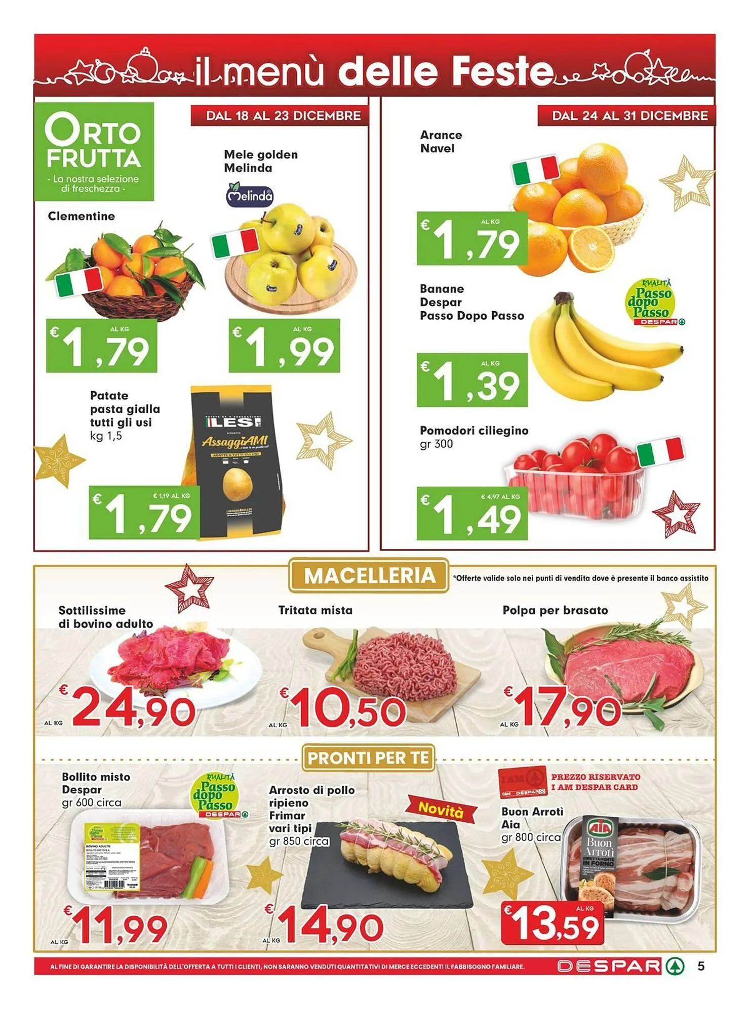 Volantino DeSpar Express da 18 dicembre a 31 dicembre di 2025 - Pagina del volantino 5