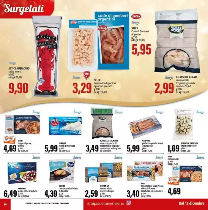 Il gusto delle feste da 20 dicembre a 24 dicembre di 2024 - Pagina del volantino 14