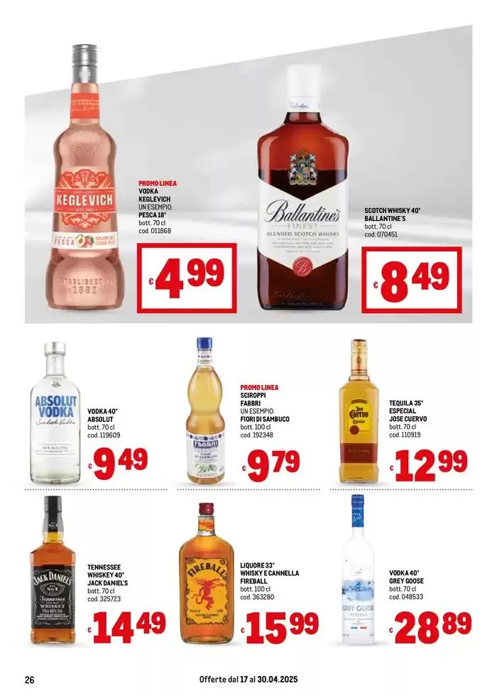 Offerte per Te -Area 5 da 22 aprile a 30 aprile di 2025 - Pagina del volantino 26