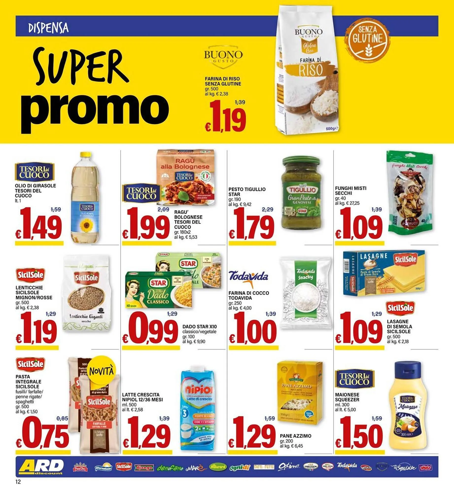 Volantino Ard Discount da 3 ottobre a 13 ottobre di 2024 - Pagina del volantino 12
