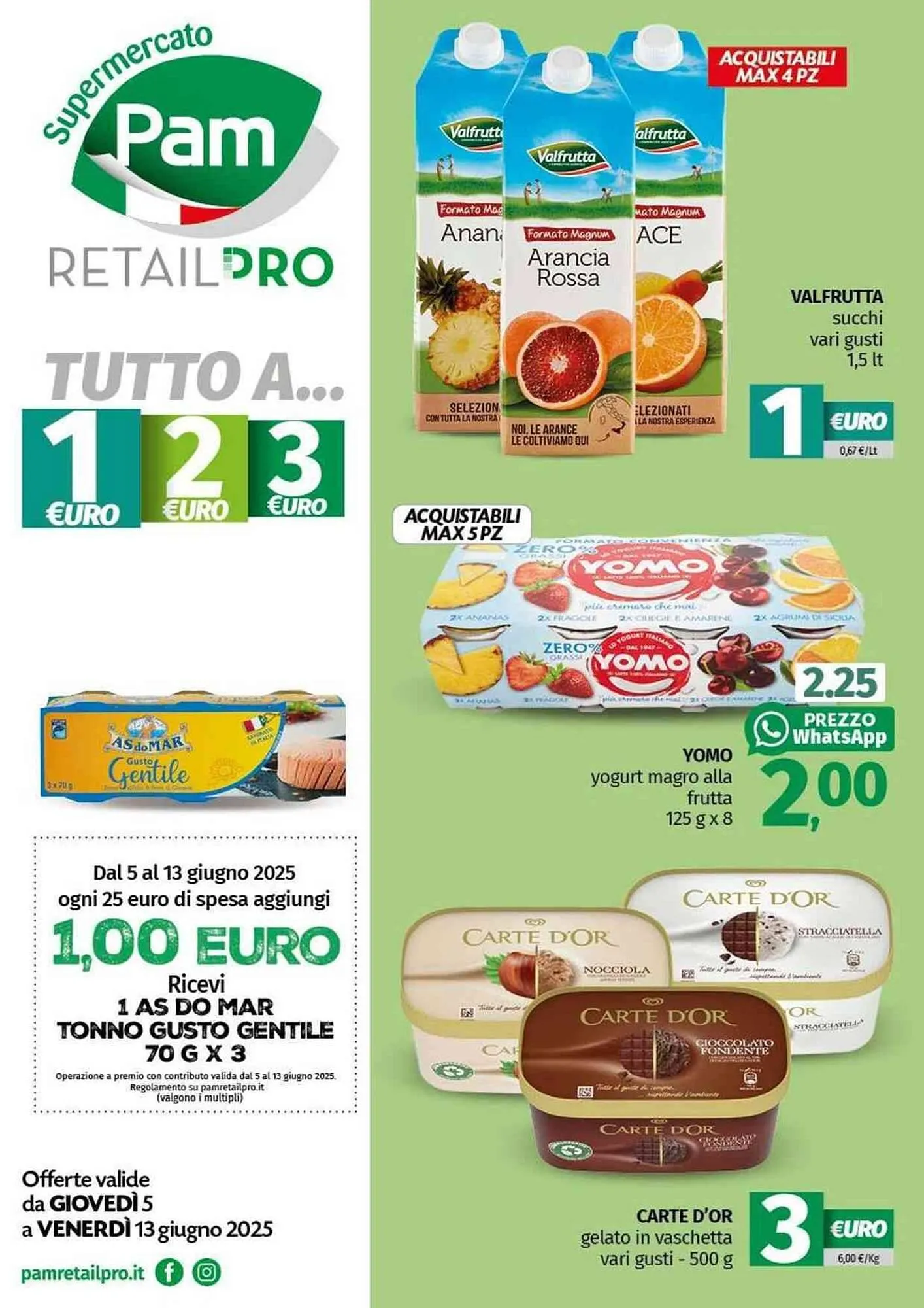 Volantino Pam da 5 giugno a 13 giugno di 2025 - Pagina del volantino 1