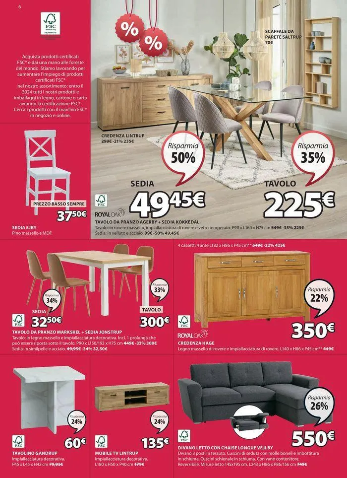 Saldi estivi da 6 luglio a 14 agosto di 2024 - Pagina del volantino 6