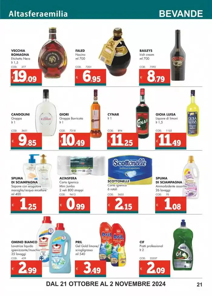 Special happy hours da 21 ottobre a 2 novembre di 2024 - Pagina del volantino 21