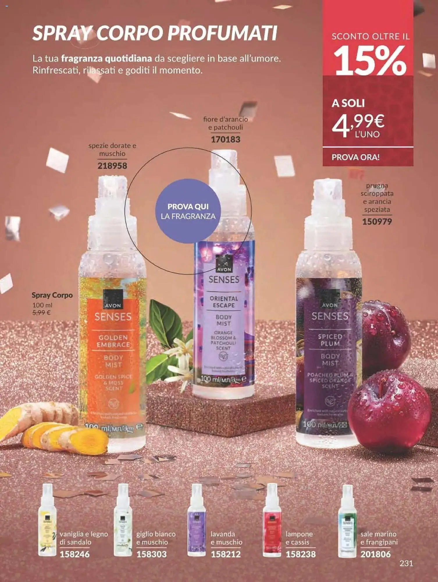 Catalogo Avon da 1 dicembre a 30 dicembre di 2025 - Pagina del volantino 231