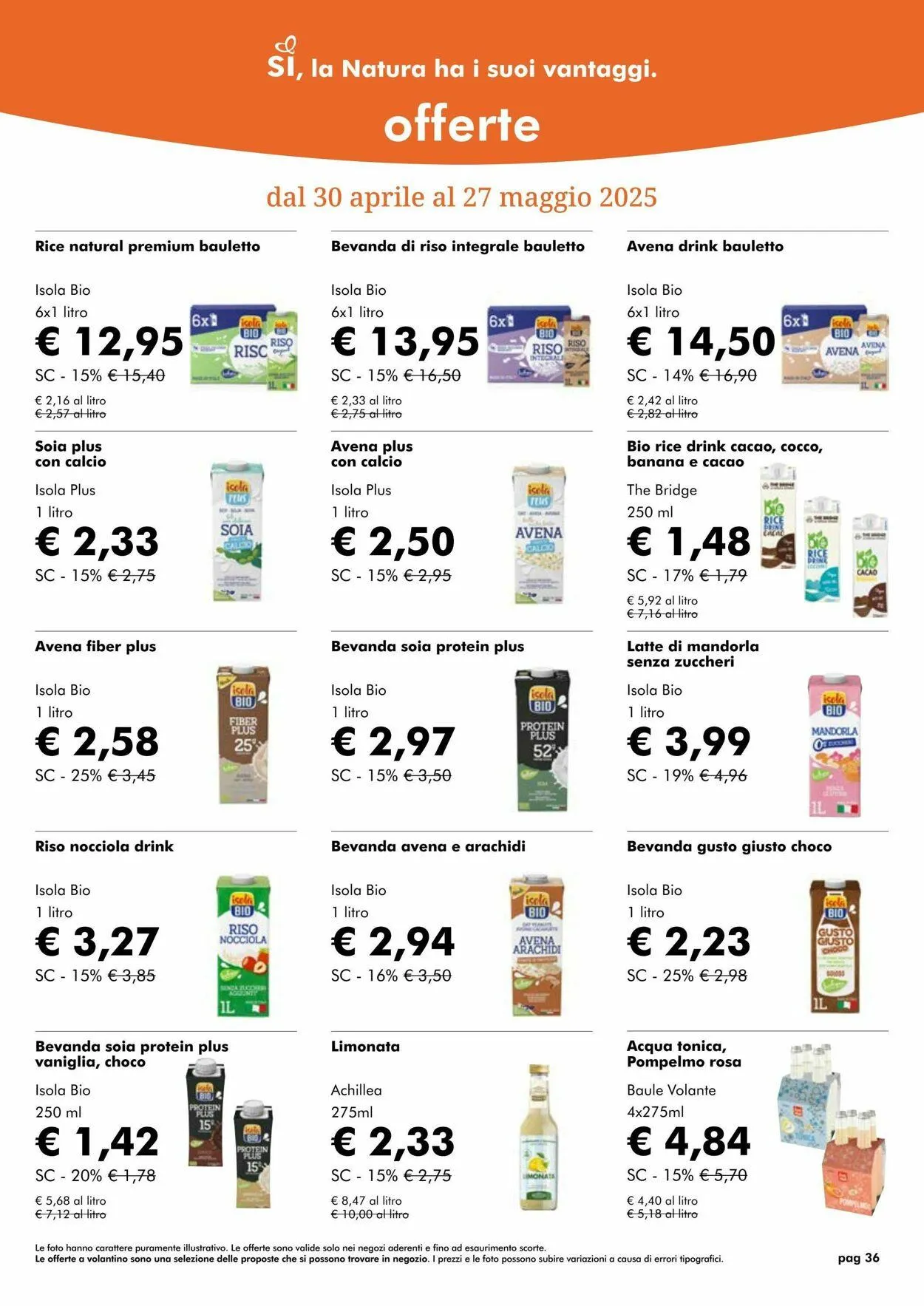 Natura Sì Volantino attuale da 27 maggio a 10 giugno di 2025 - Pagina del volantino 36