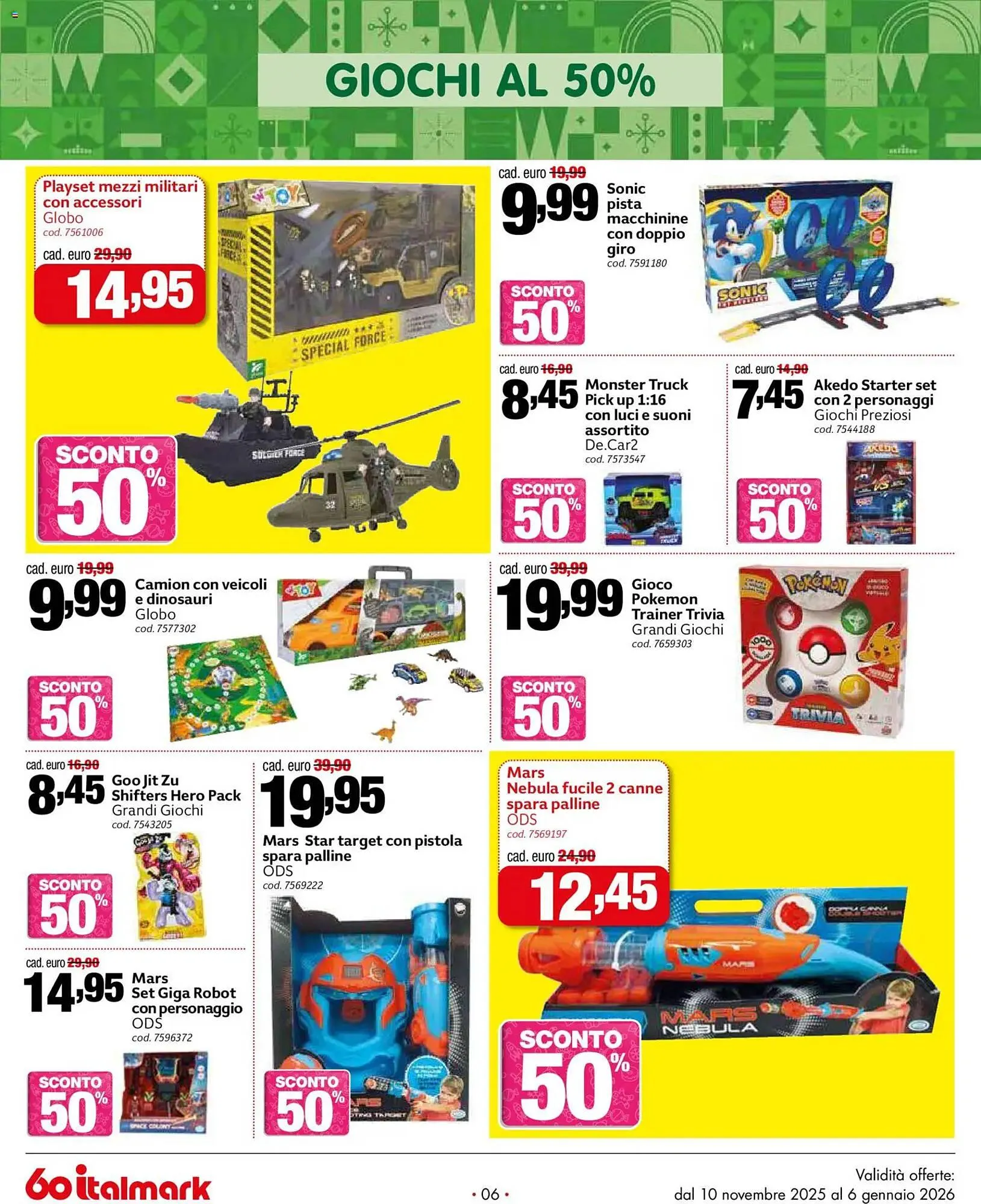 Volantino Italmark da 10 novembre a 6 gennaio di 2026 - Pagina del volantino 6