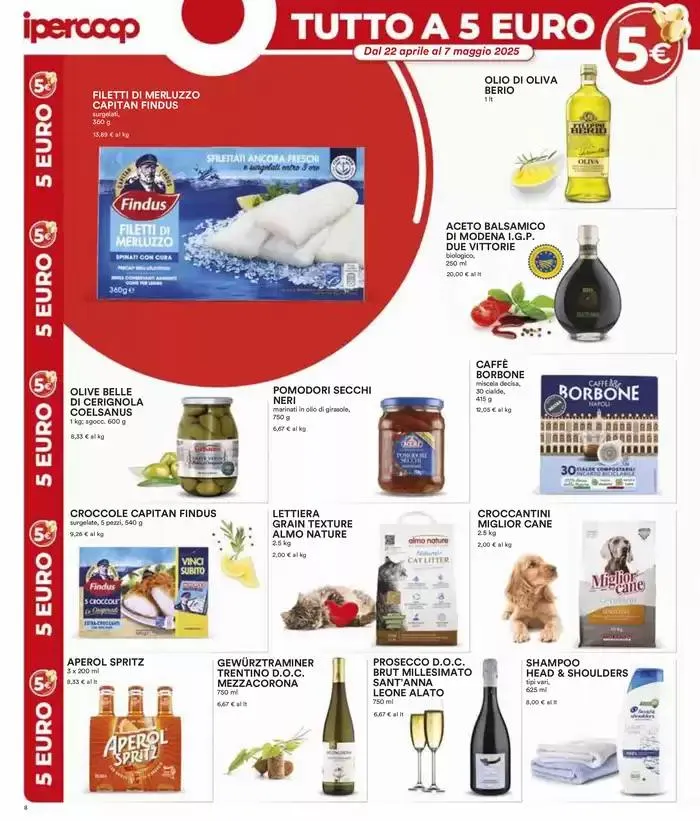 Tutto a 1€, 2€, 3€, 5€ da 22 aprile a 7 maggio di 2025 - Pagina del volantino 8