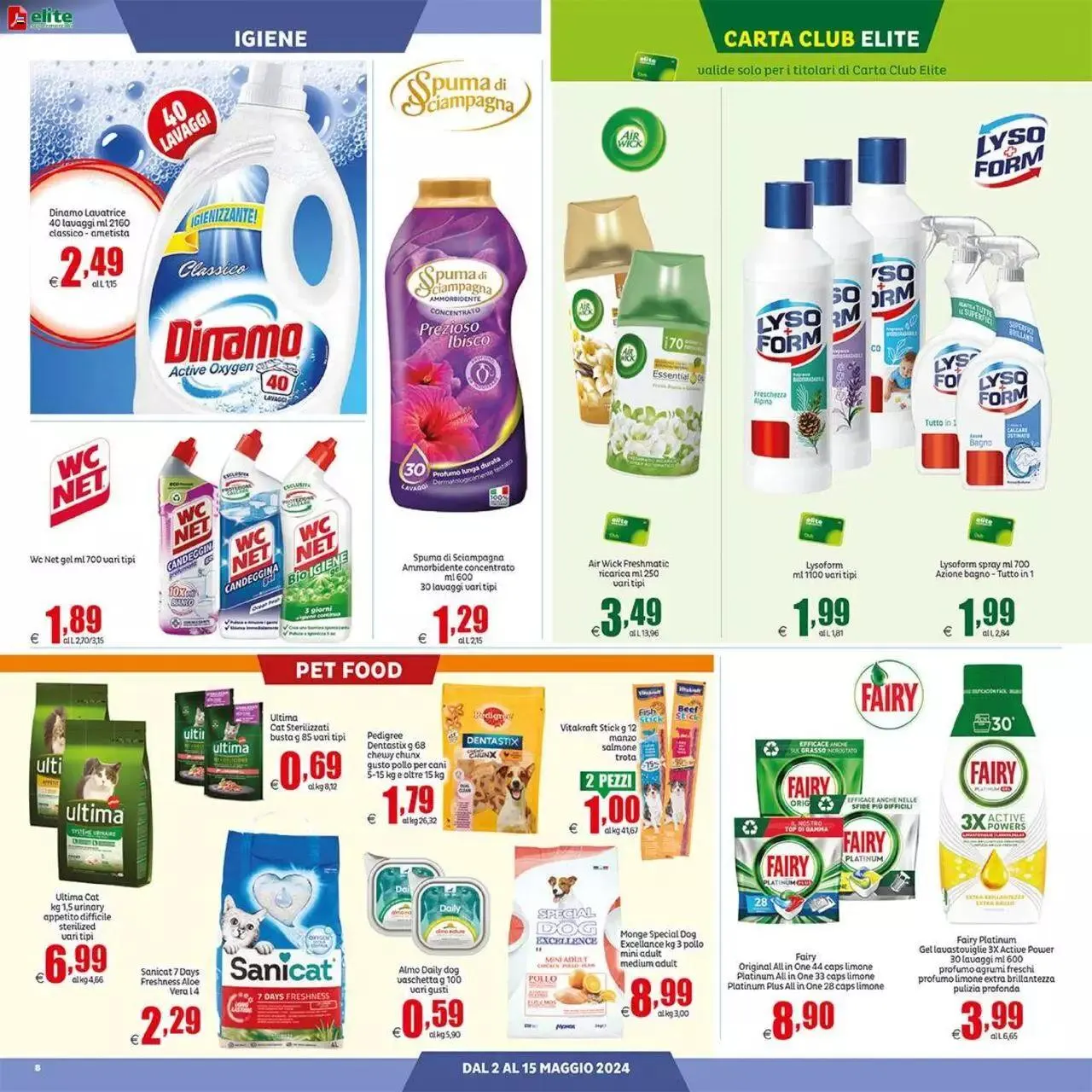 Volantino Elite Supermercati da 2 maggio a 15 maggio di 2024 - Pagina del volantino 8