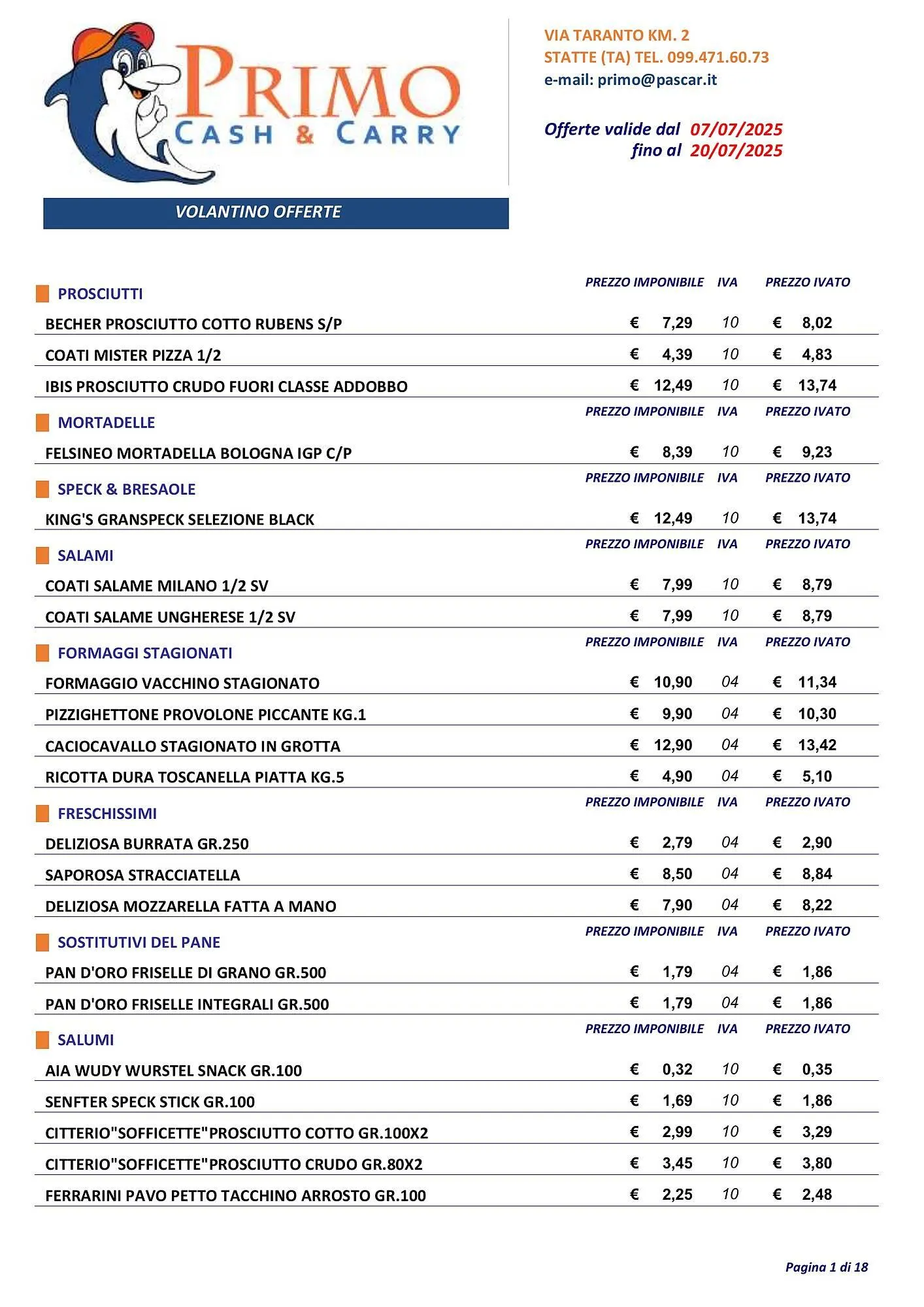 Volantino Gruppo Pascar - 1