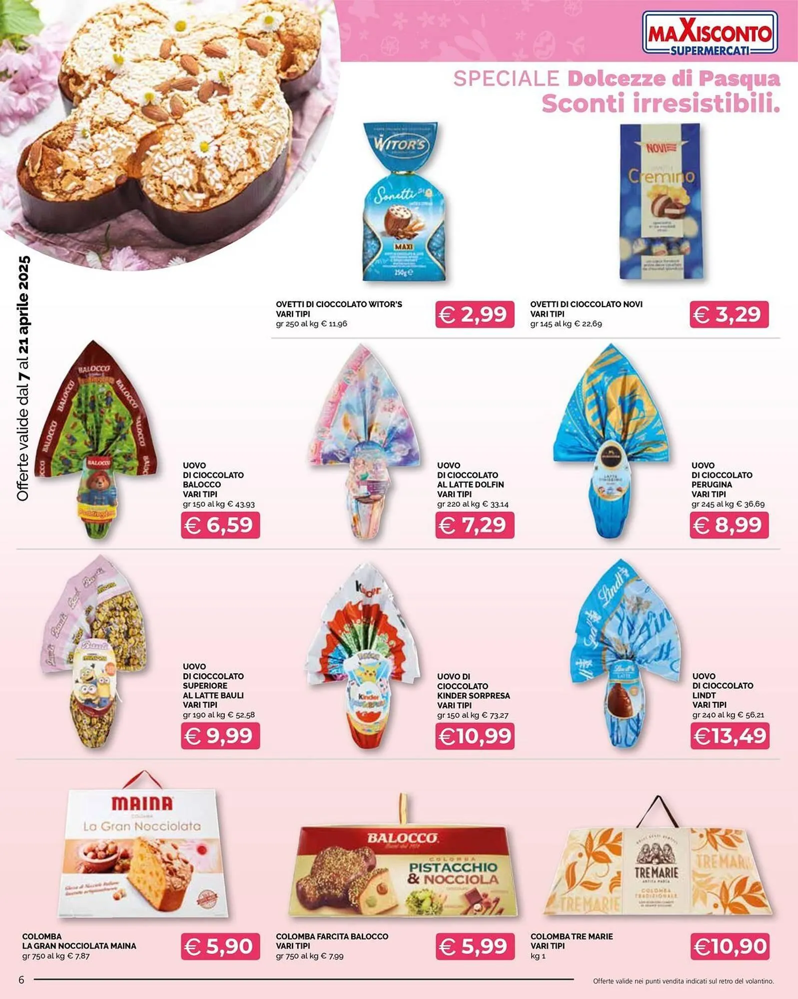 Volantino Maxisconto da 7 aprile a 21 aprile di 2025 - Pagina del volantino 6