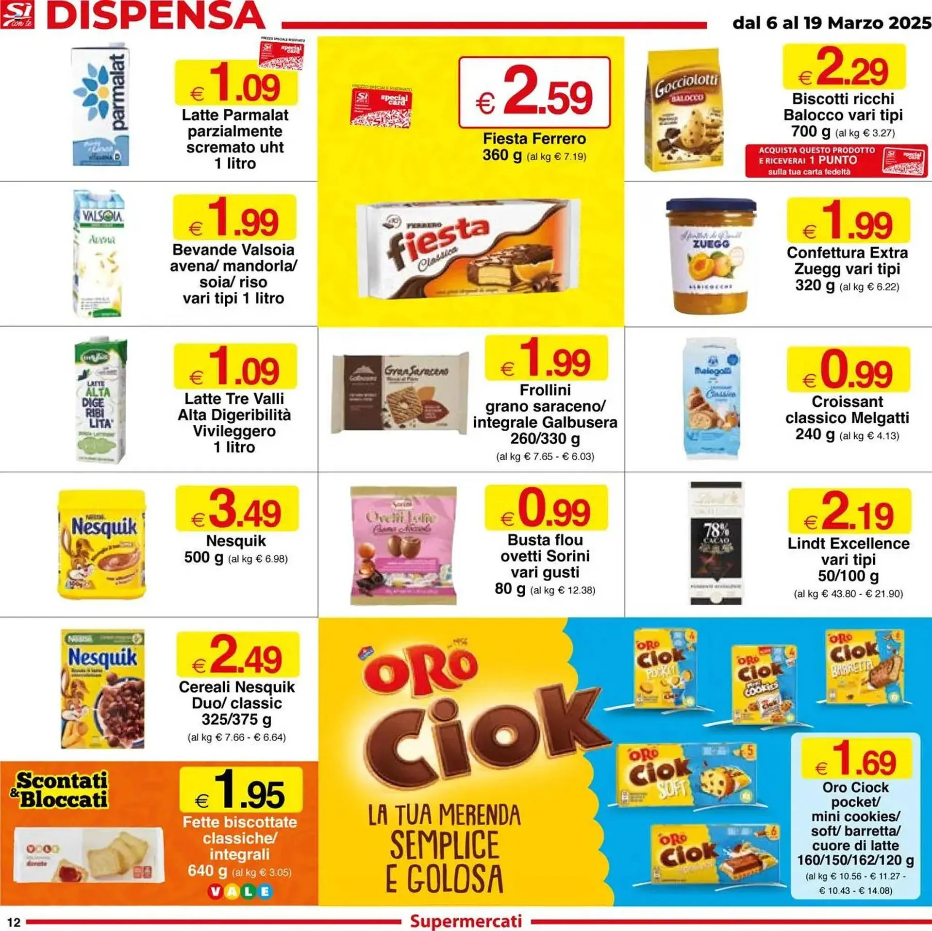 Volantino Sì con te da 6 marzo a 19 marzo di 2025 - Pagina del volantino 12