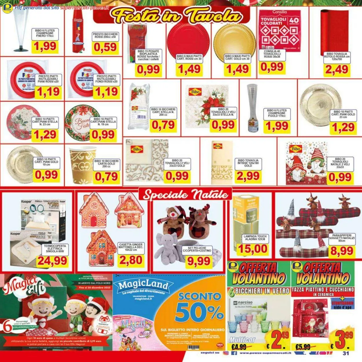 Pewex Volantino attuale da 6 dicembre a 15 dicembre di 2025 - Pagina del volantino 31