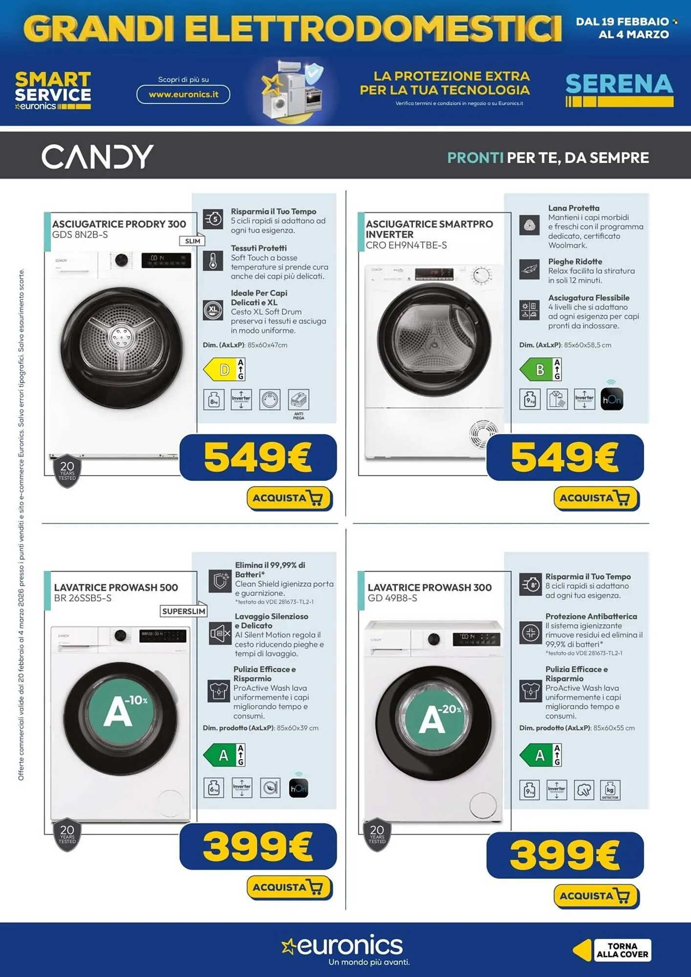 Volantino Euronics da 20 febbraio a 4 marzo di 2026 - Pagina del volantino 14