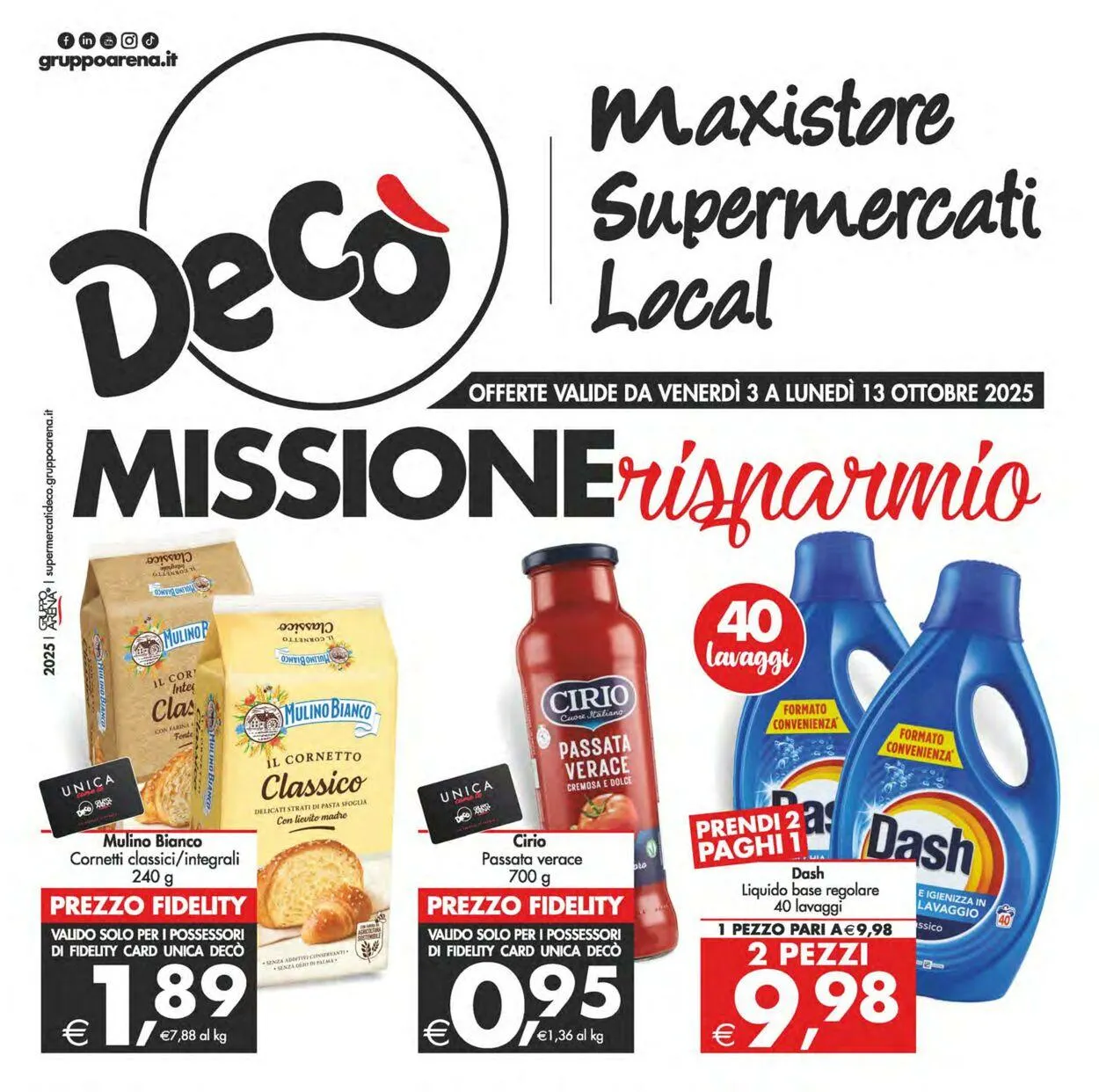 Deco Volantino attuale da 3 ottobre a 13 ottobre di 2025 - Pagina del volantino 1