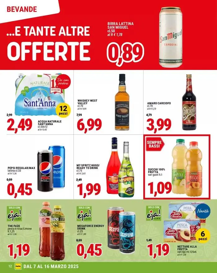 Sotto costo da 7 marzo a 16 marzo di 2025 - Pagina del volantino 12