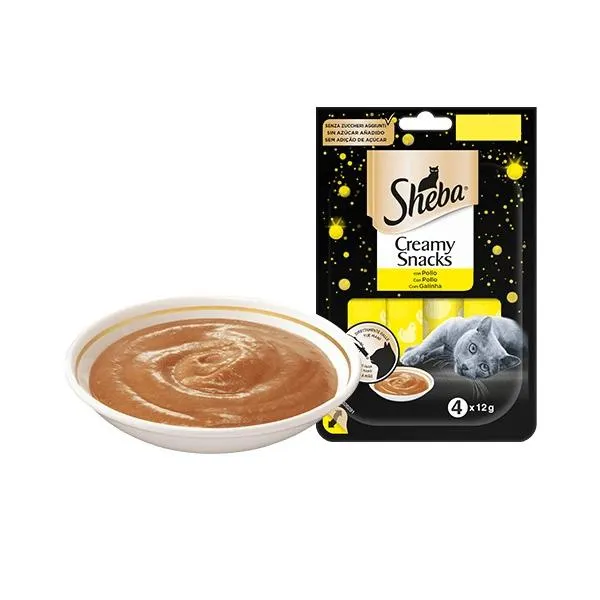 Sheba - Creamy Snacks con Pollo
