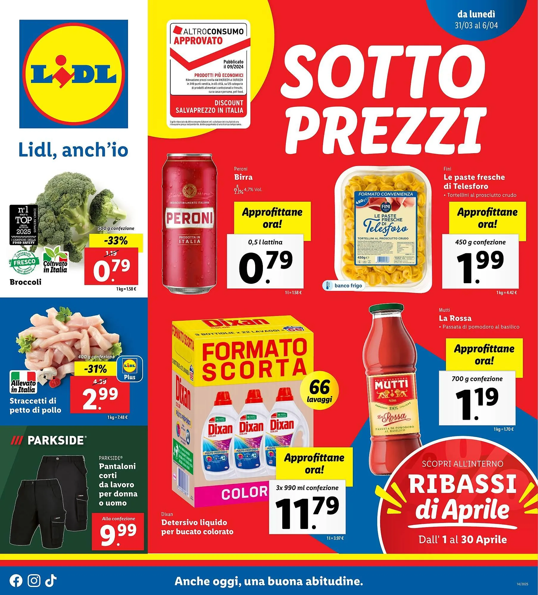 Volantino Lidl da 31 marzo a 6 aprile di 2025 - Pagina del volantino 1