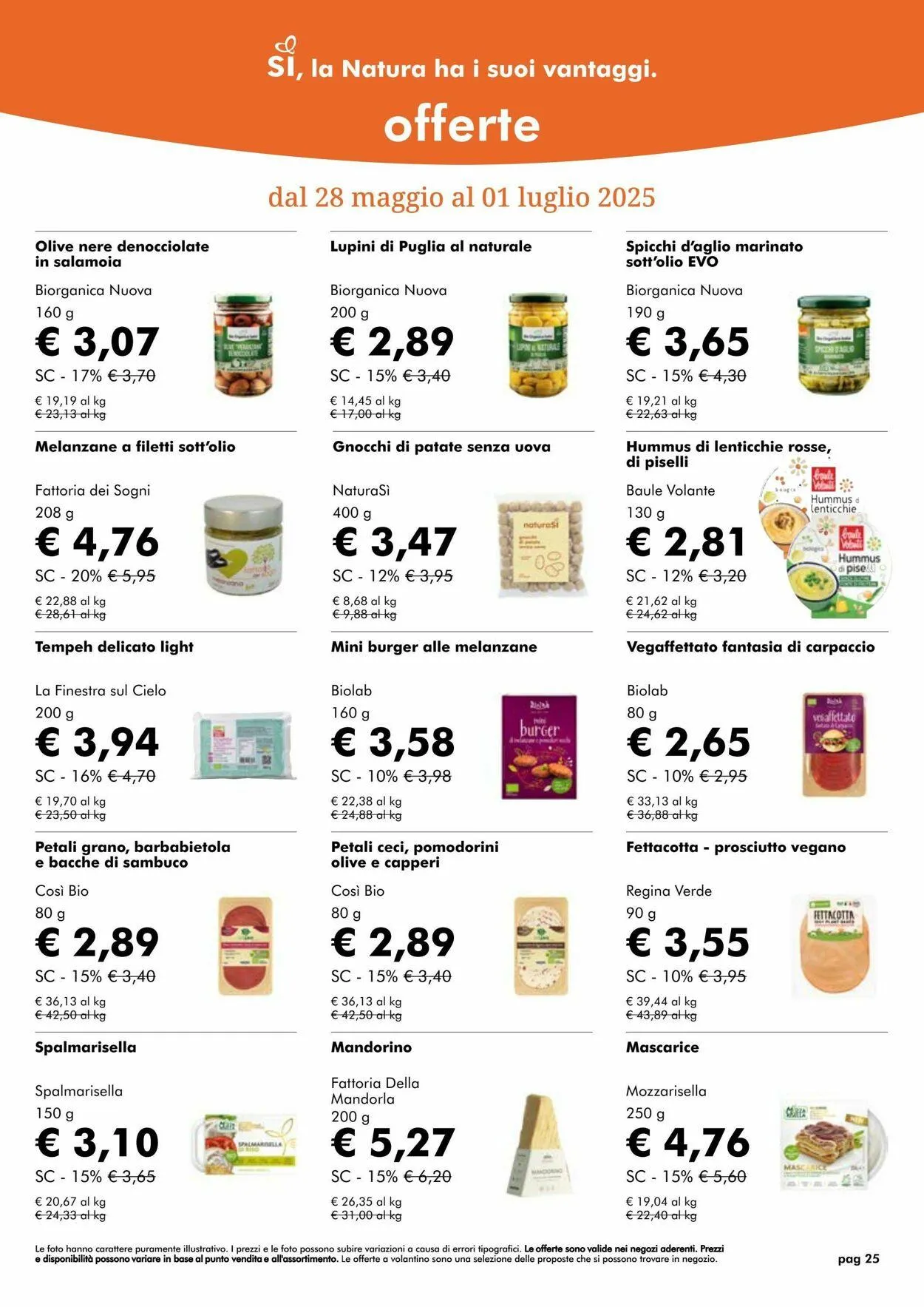 Natura Sì Volantino attuale da 8 luglio a 22 luglio di 2025 - Pagina del volantino 25