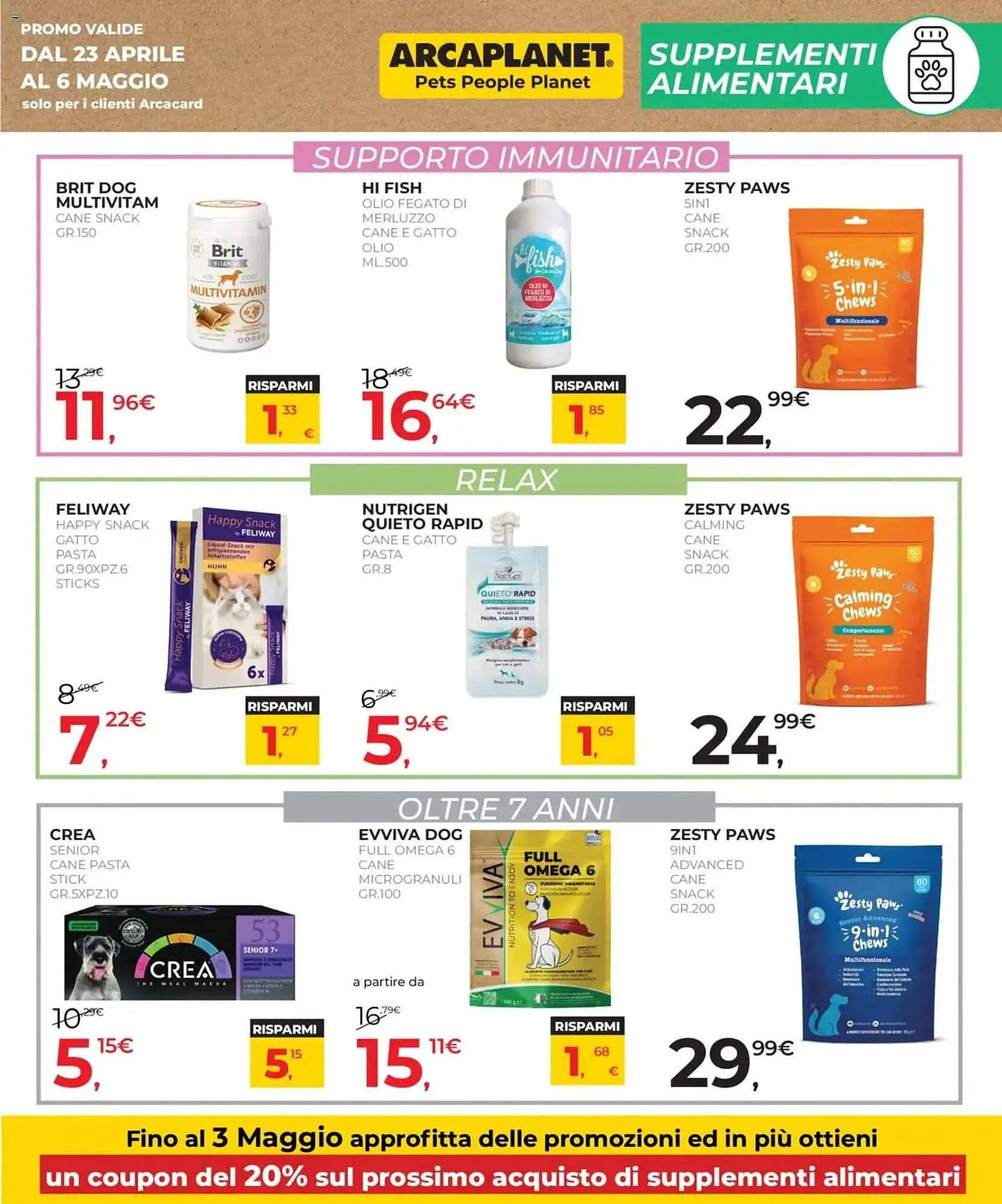 Volantino Arcaplanet da 23 aprile a 6 maggio di 2026 - Pagina del volantino 27