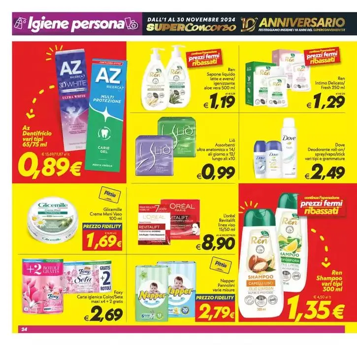 Anniversario festeggiamo insieme da 26 novembre a 5 dicembre di 2024 - Pagina del volantino 24