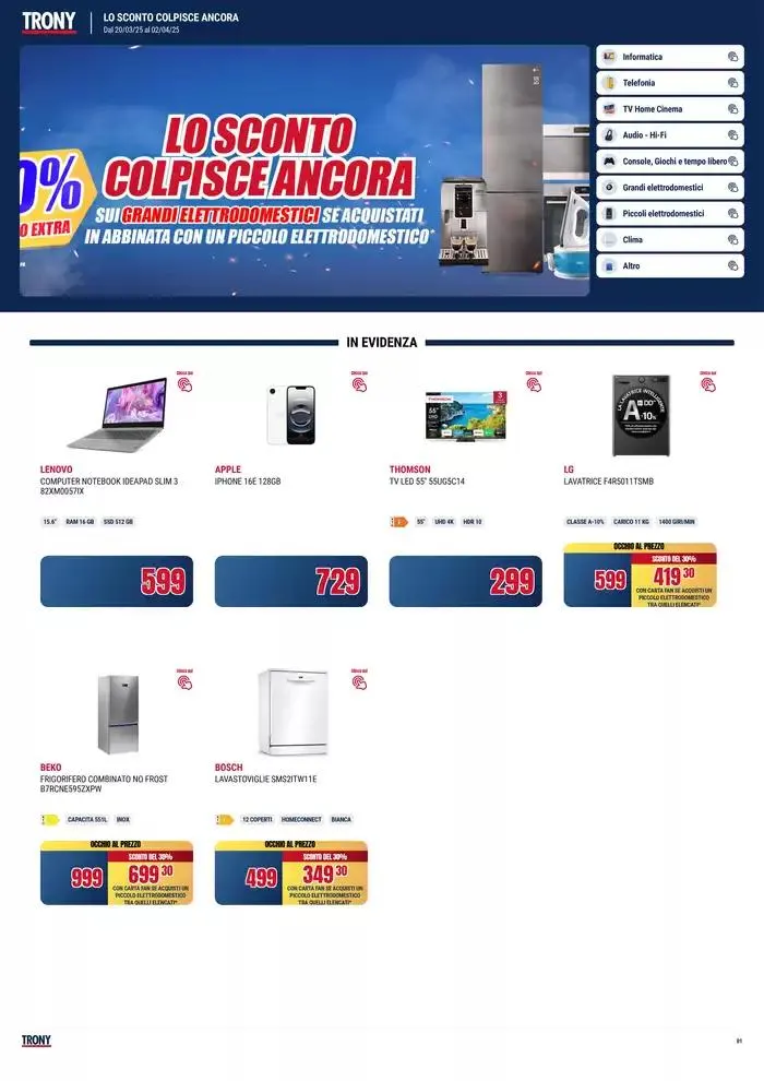 Lo sconto colpisce ancora da 20 marzo a 2 aprile di 2025 - Pagina del volantino 1