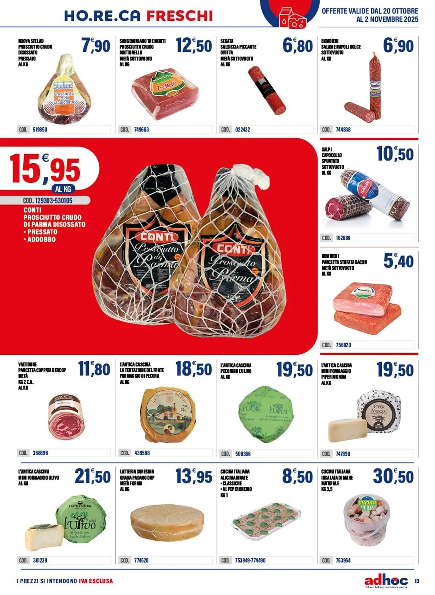 Volantino Adhoc da 20 ottobre a 2 novembre di 2025 - Pagina del volantino 13