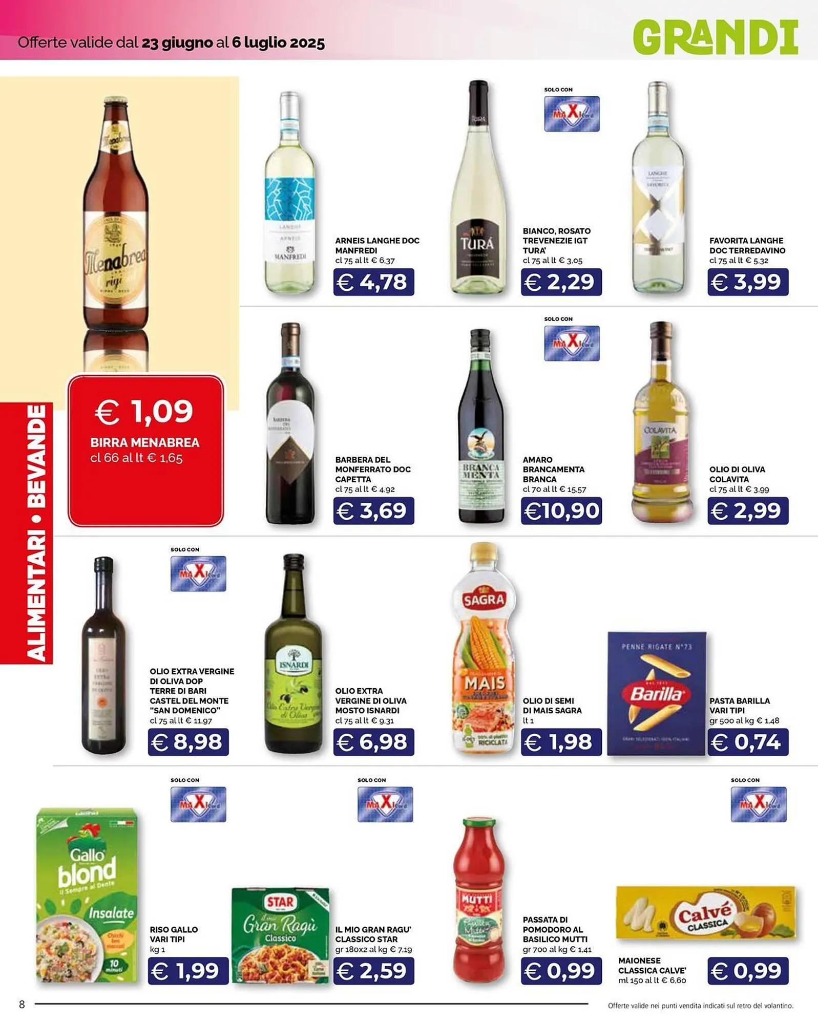 Volantino Maxisconto da 23 giugno a 6 luglio di 2025 - Pagina del volantino 8