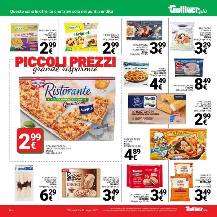 Piccoli prezzi da 2 maggio a 12 maggio di 2025 - Pagina del volantino 26