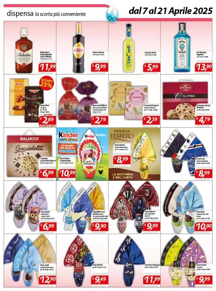 Auguriamo a tutti una serena Pasqua da 7 aprile a 21 aprile di 2025 - Pagina del volantino 9