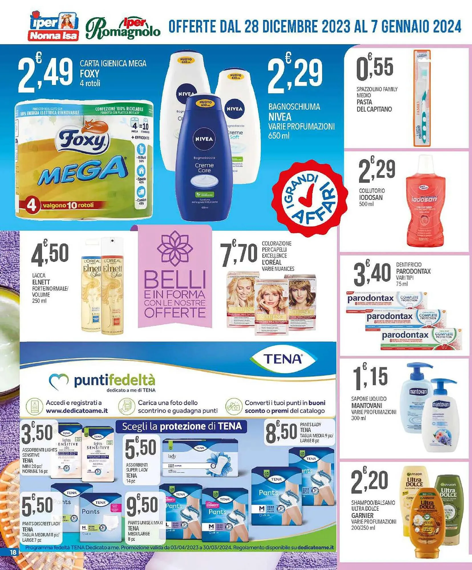 Volantino Iper Romagnolo da 28 dicembre a 7 gennaio di 2024 - Pagina del volantino 18
