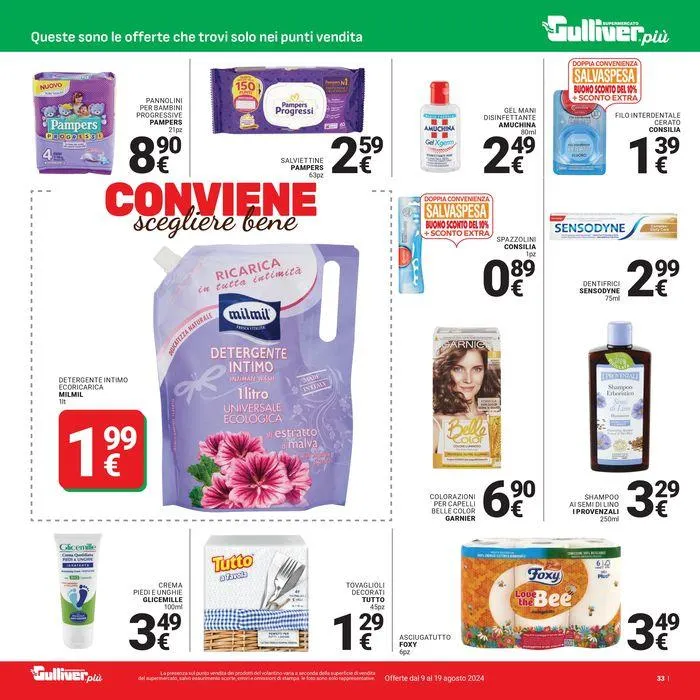 Promo show da 9 agosto a 19 agosto di 2024 - Pagina del volantino 33