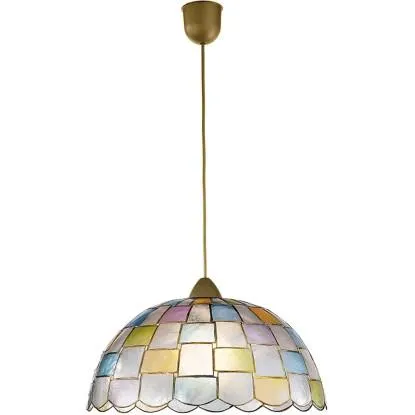 Sospensione Paula in madreperla multicolore