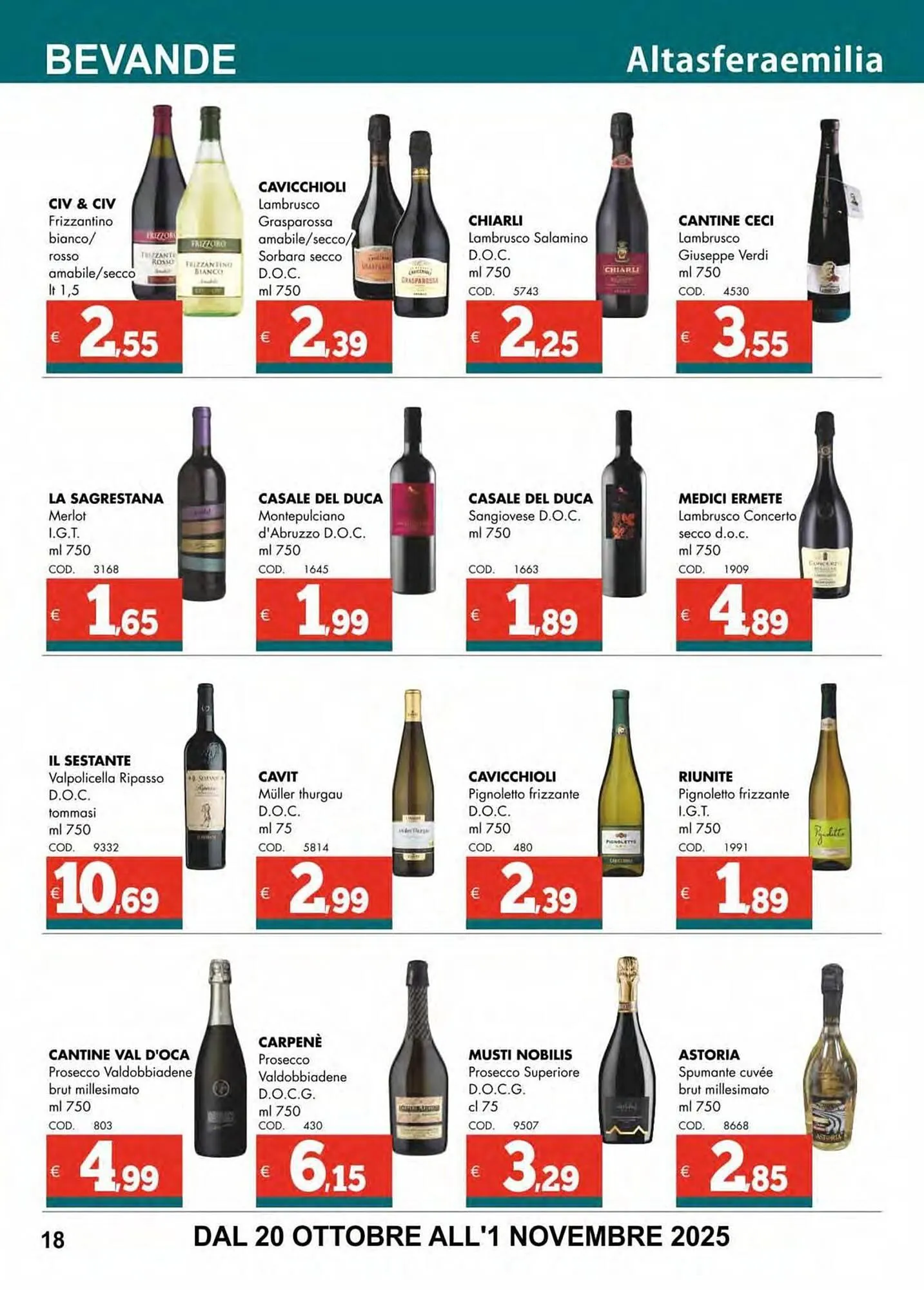 Volantino Altasfera da 20 ottobre a 1 novembre di 2025 - Pagina del volantino 18