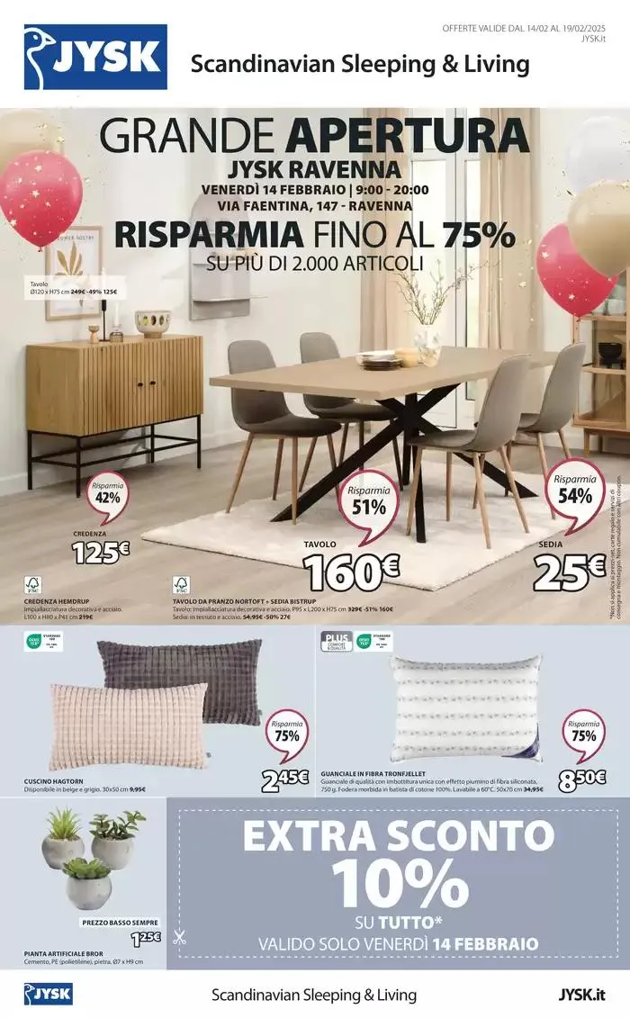 Grande apertura Ravenna da 14 febbraio a 19 febbraio di 2025 - Pagina del volantino 1