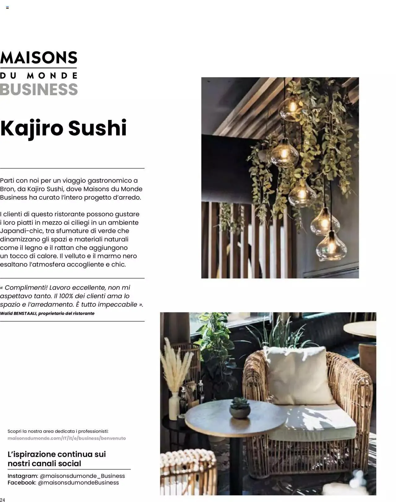 Maisons du Monde - Catalogo Business da 1 marzo a 29 marzo di 2024 - Pagina del volantino 26