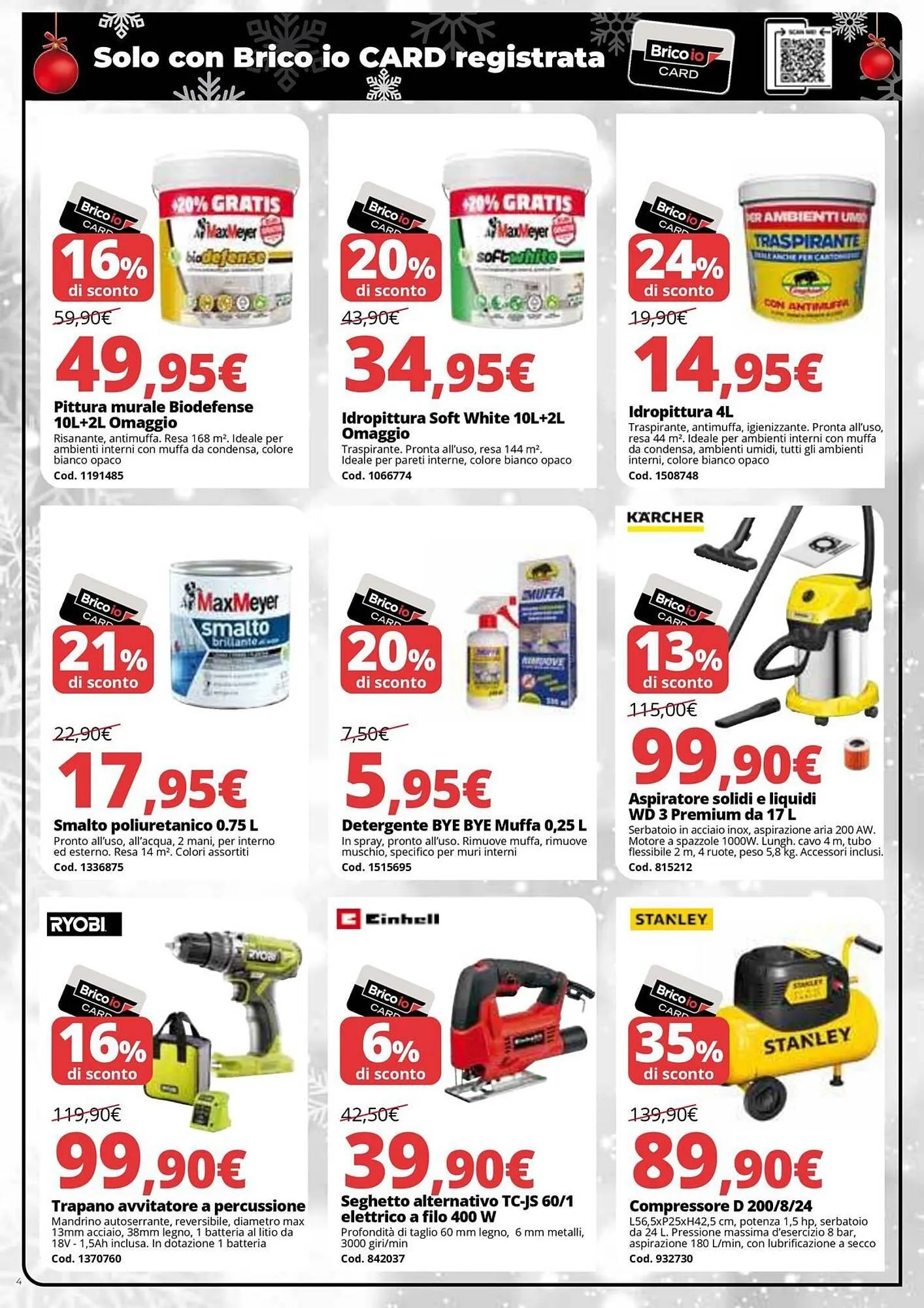 Volantino Brico Io da 1 dicembre a 28 dicembre di 2025 - Pagina del volantino 4