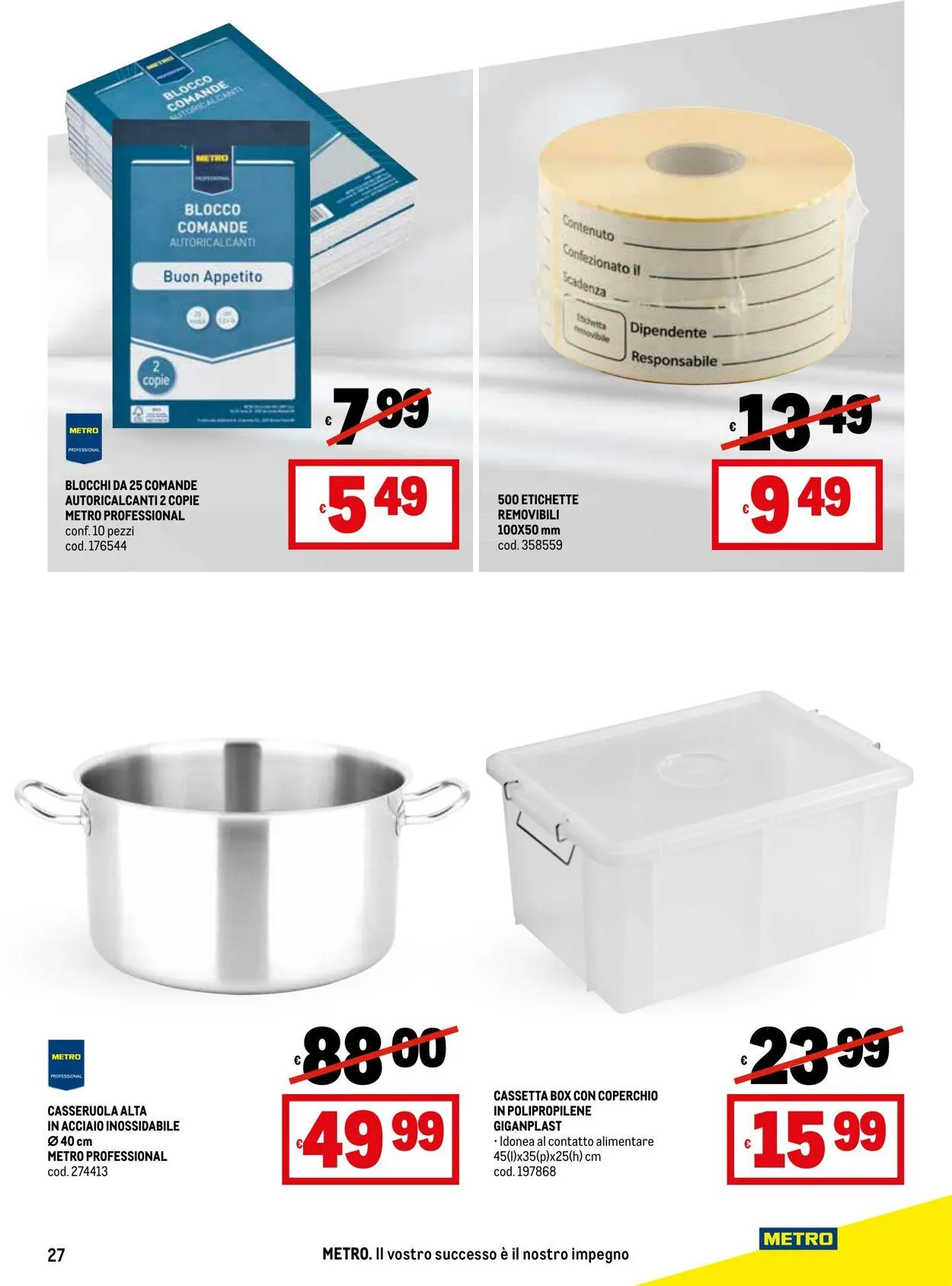 Metro Volantino attuale da 17 dicembre a 31 dicembre di 2025 - Pagina del volantino 27