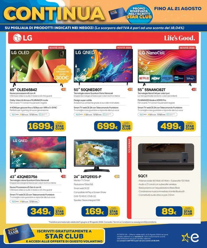 Sconta iva continua da 2 agosto a 21 agosto di 2024 - Pagina del volantino 9