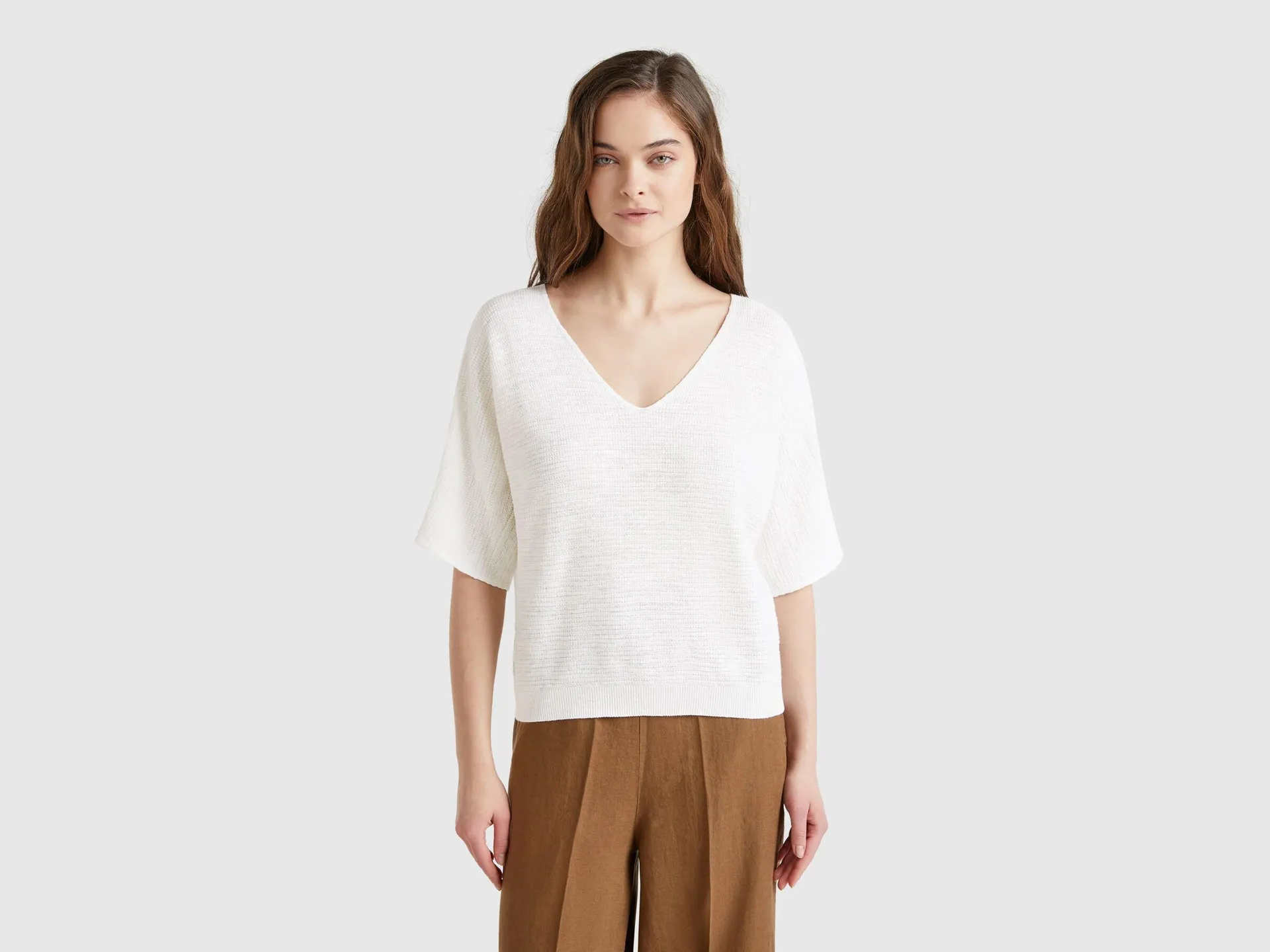 Maglia reversibile cropped