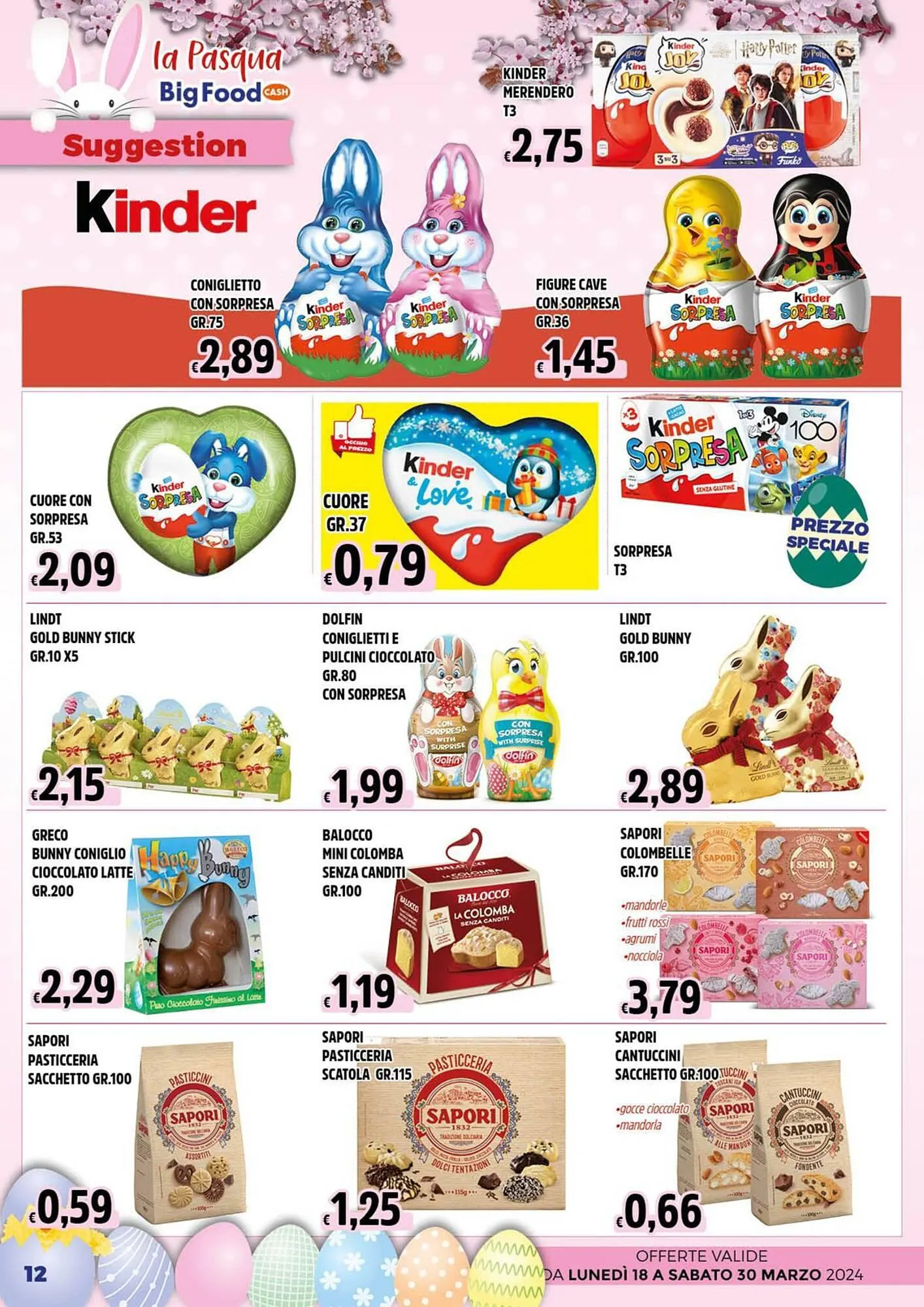 Volantino Big Food da 18 marzo a 30 marzo di 2024 - Pagina del volantino 12