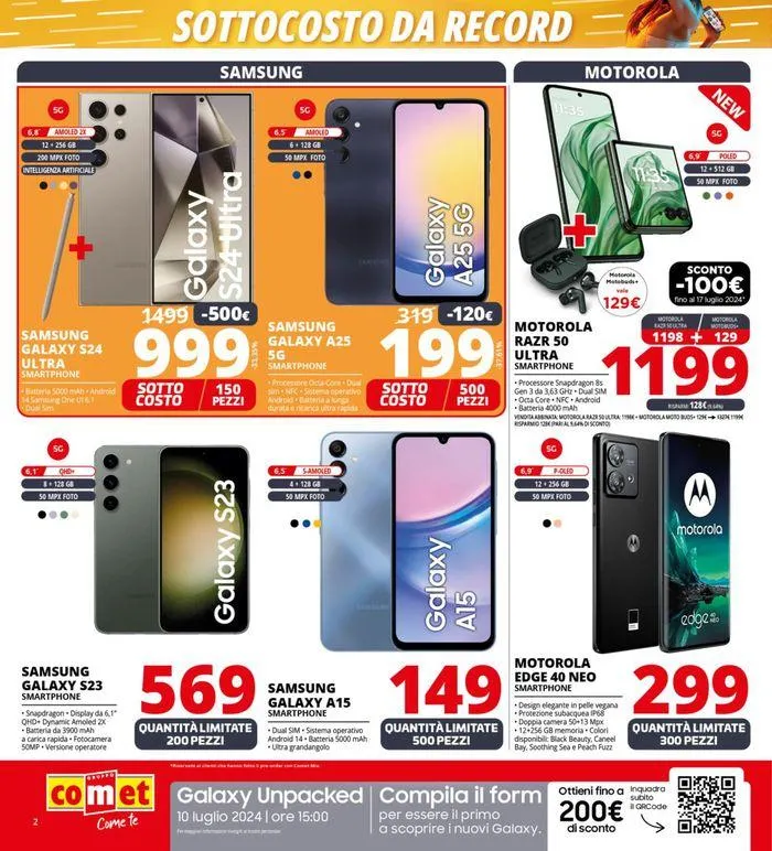 SOTTOCOSTO da Comet! da 5 luglio a 14 luglio di 2024 - Pagina del volantino 2
