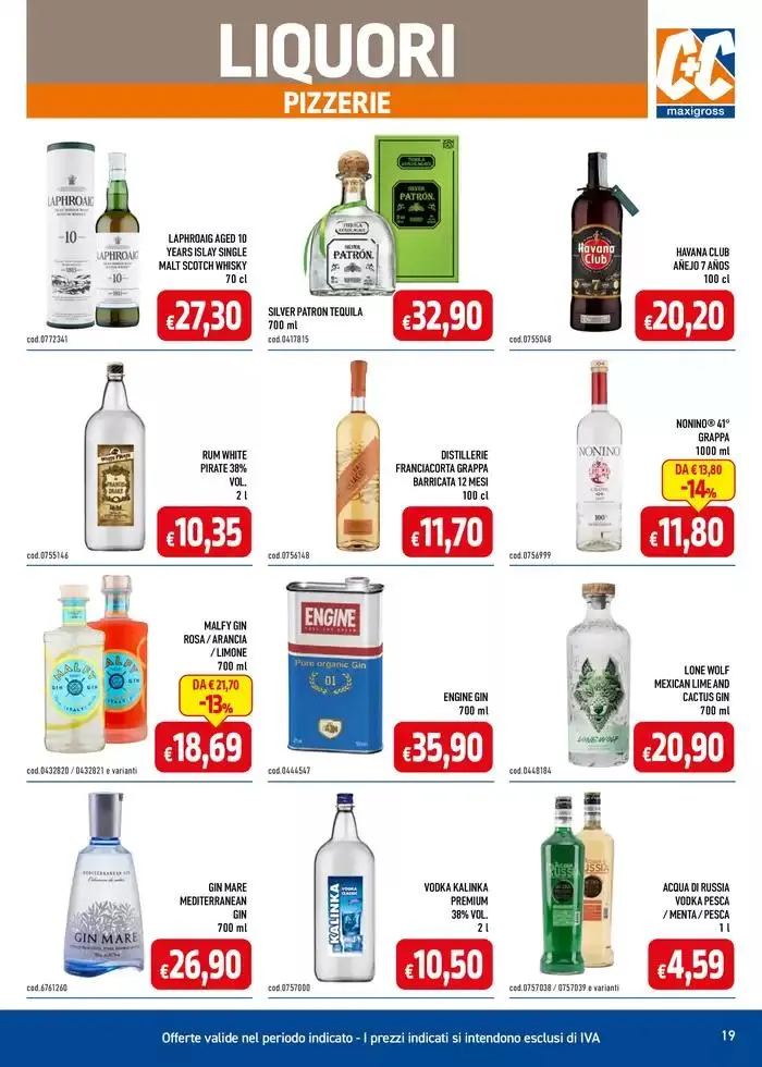  Professional ristoranti, bar, comunità, hotel da 3 gennaio a 26 gennaio di 2025 - Pagina del volantino 19