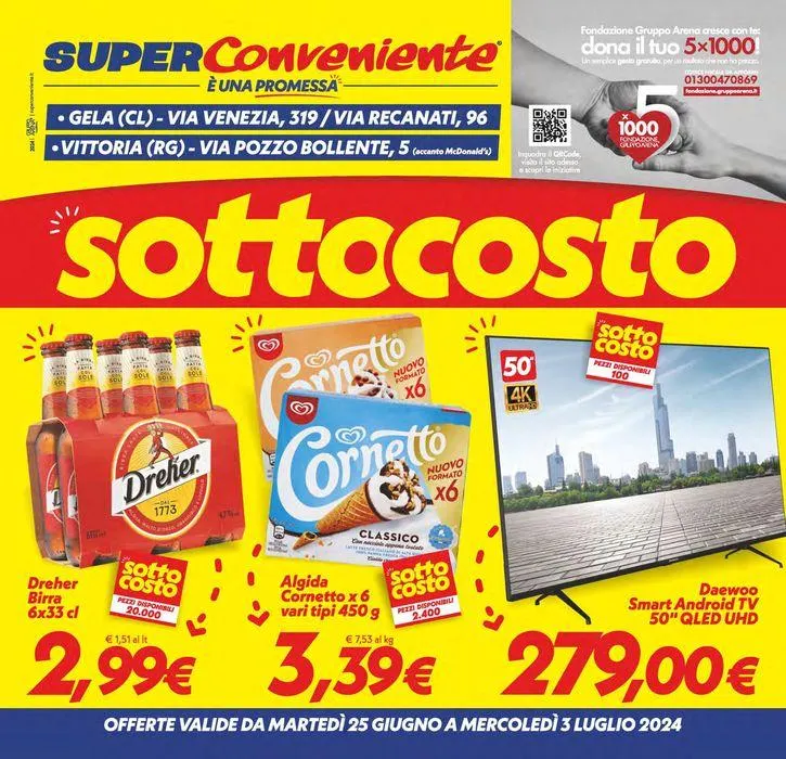 Sottocosto da 25 giugno a 3 luglio di 2024 - Pagina del volantino 1