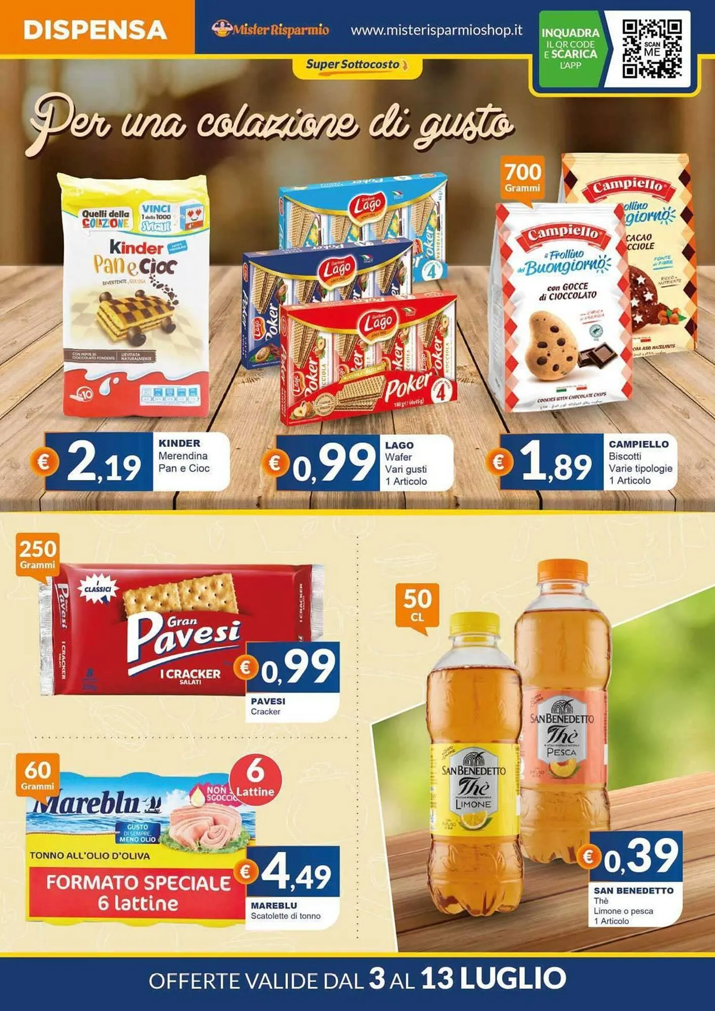Volantino Mister Risparmio da 3 luglio a 13 luglio di 2025 - Pagina del volantino 2