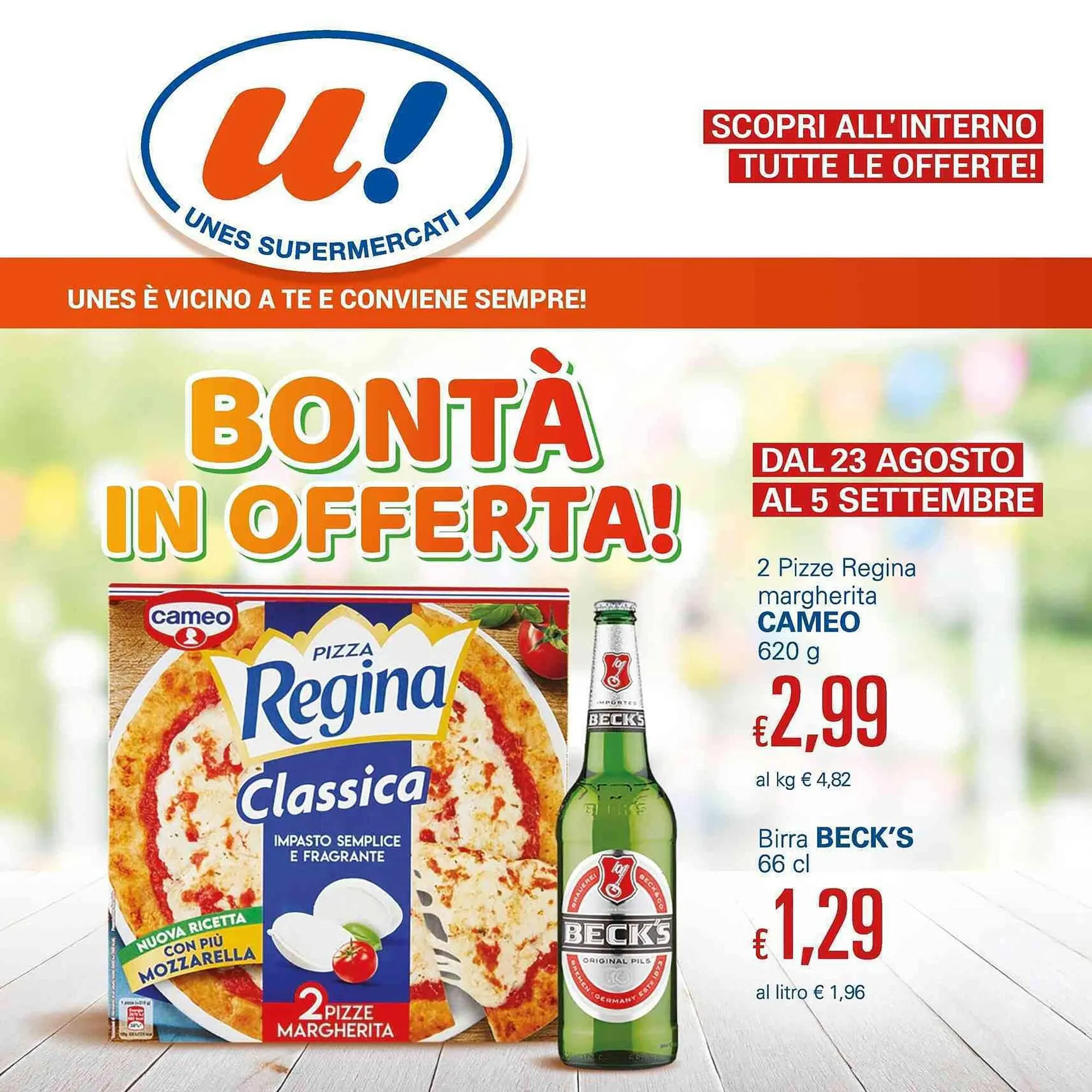 Volantino Unes da 23 agosto a 5 settembre di 2023 - Pagina del volantino 1