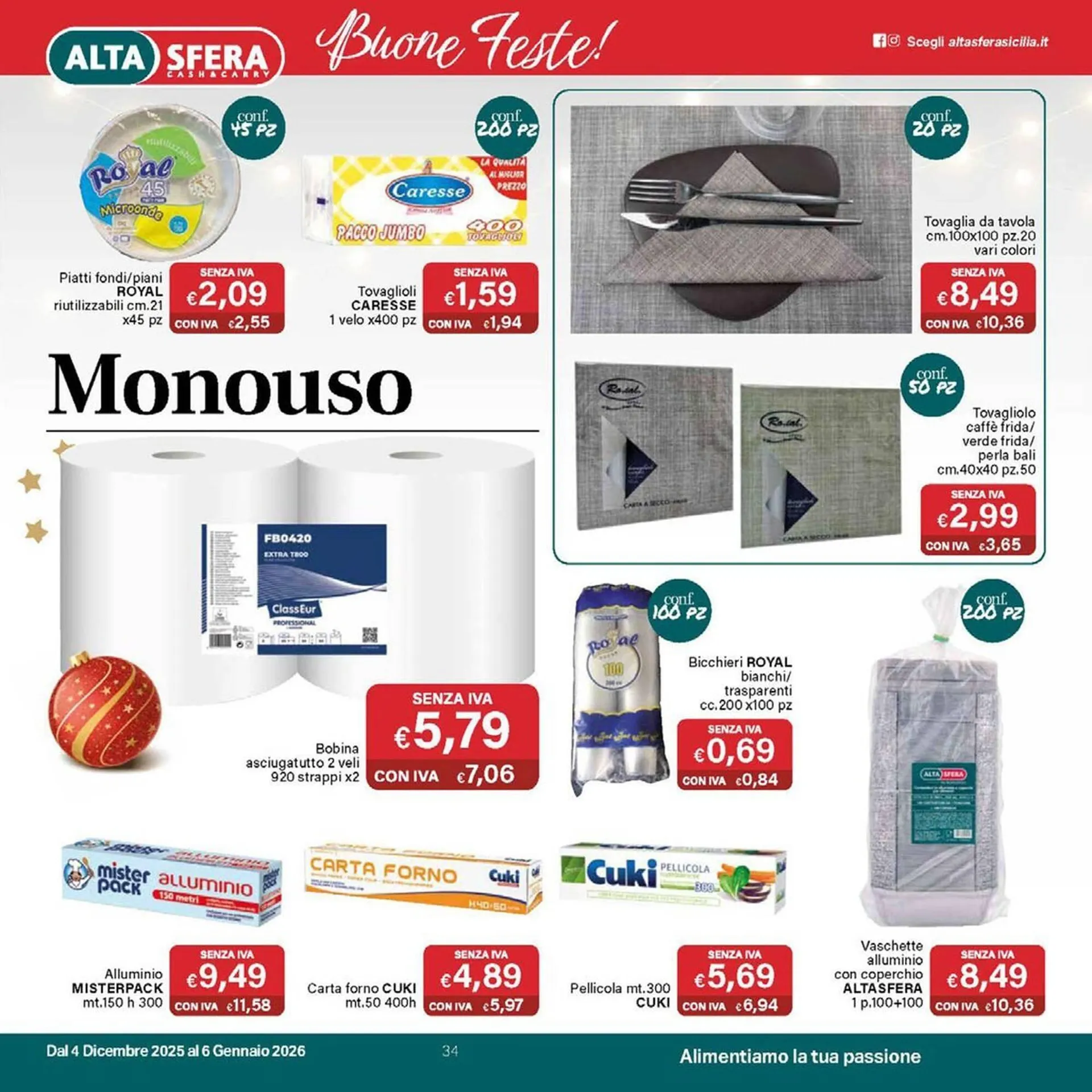Volantino Altasfera da 4 dicembre a 6 gennaio di 2026 - Pagina del volantino 34