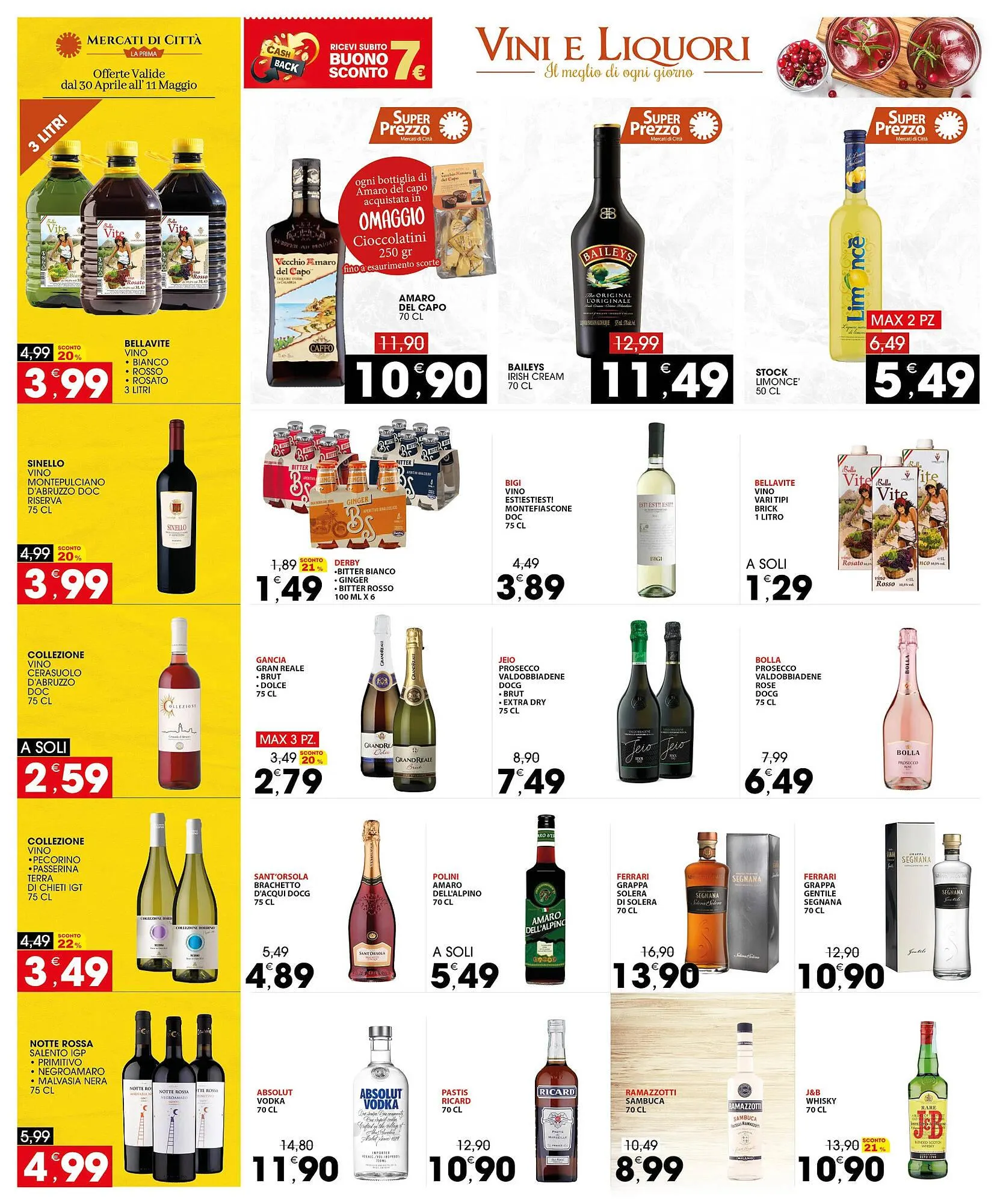 Volantino Mercati di Città La Prima da 30 aprile a 11 maggio di 2024 - Pagina del volantino 22