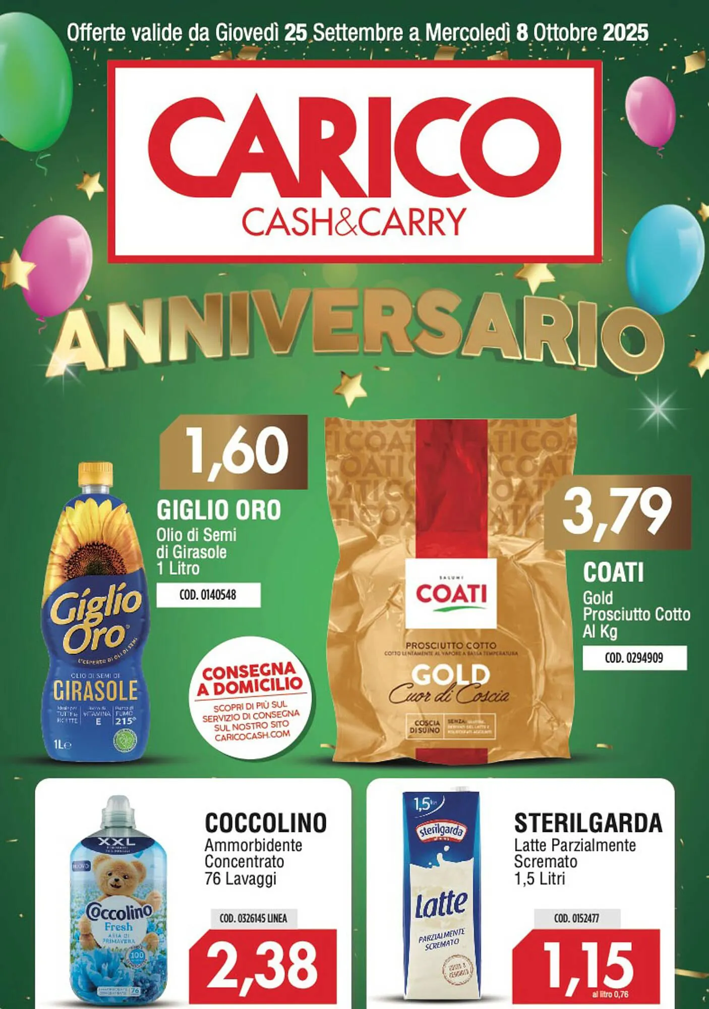 Volantino Carico Cash & Carry da 25 settembre a 8 ottobre di 2025 - Pagina del volantino 1