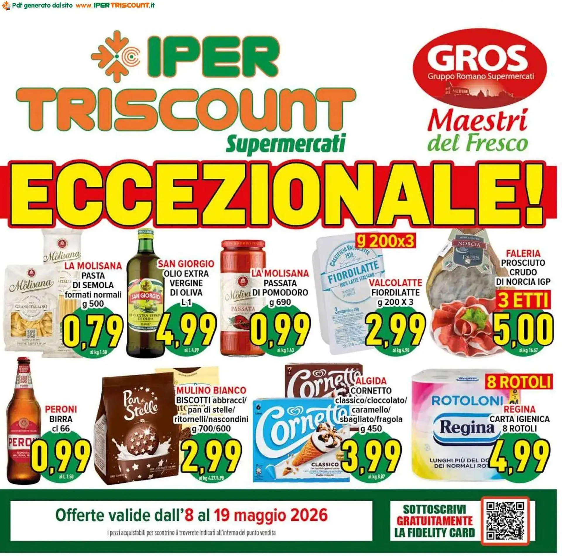Volantino Iper Triscount da 8 maggio a 19 maggio di 2026 - Pagina del volantino 1