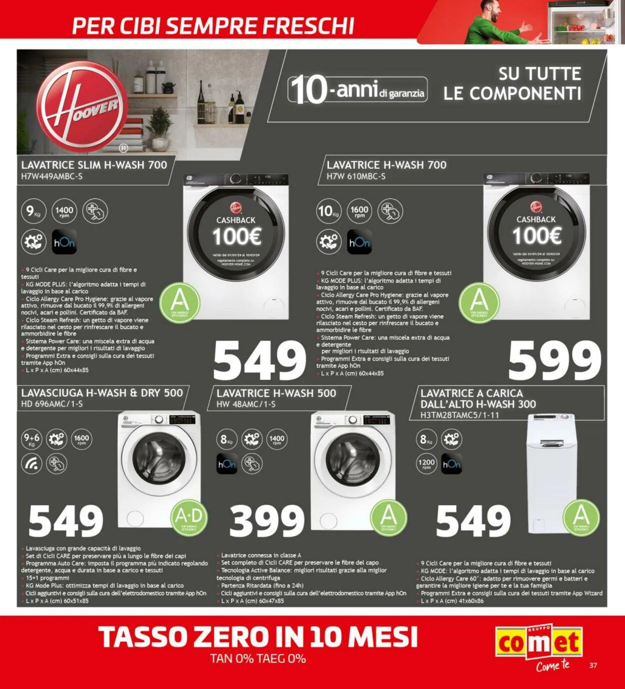 Comet Volantino attuale da 4 gennaio a 17 gennaio di 2024 - Pagina del volantino 37